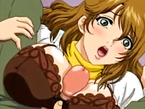 Una curvilínea nena de anime disfruta del sexo duro y del juego en público.